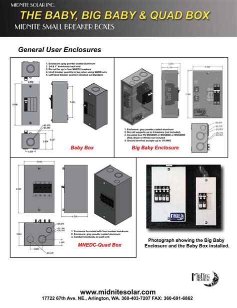 Midnite Solar MNBBB Big Baby Box Enclosure 1